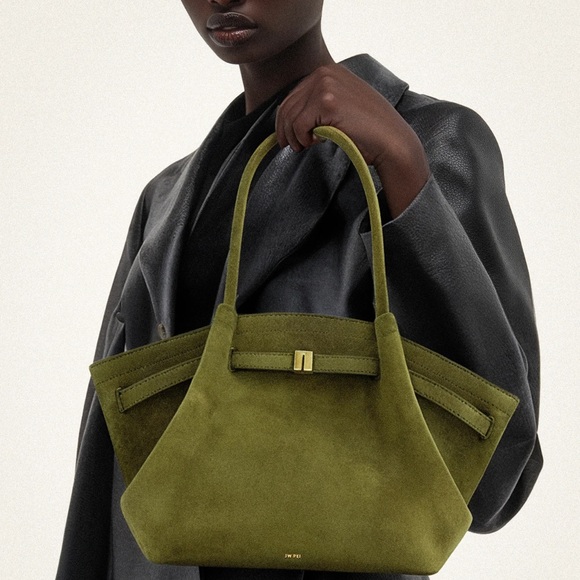 JW PEI Hana Medium Suede Tote Bag - Picture 2 of 5